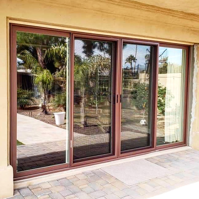 Arizona Window and Door in Scottsdale and Tucson showing sliding french doors of home