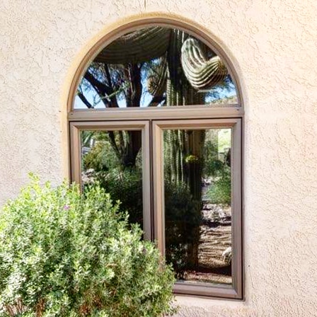 Arizona Window and Door in Scottsdale and Tucson showing small domed window on home