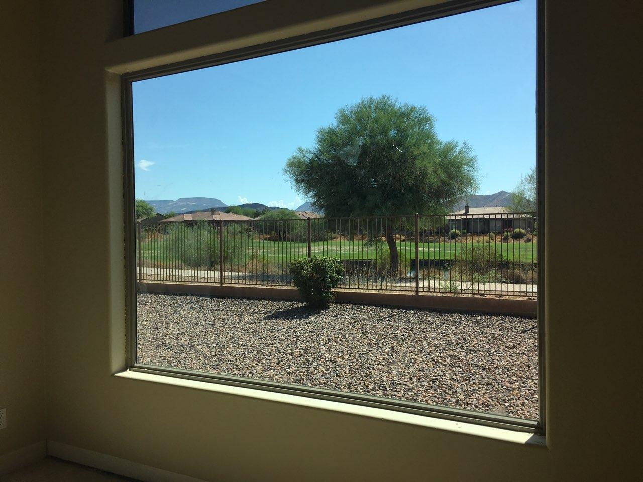 Arizona Window and Door in Scottsdale and Tucson showing vinyl window to outside