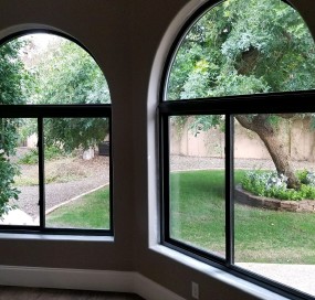 Arizona Window and Door in Scottsdale and Tucson showing windows with domed top on home