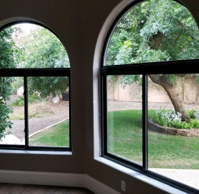 Arizona Window and Door in Scottsdale and Tucson showing windows with domed top on home